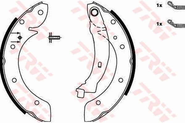 Brake Shoe Set GS8620