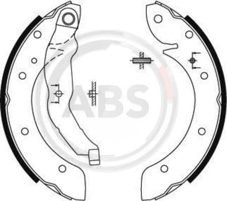 Brake Shoe Set 8894