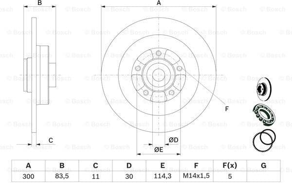 Brake Disc 0986479445 - image 5