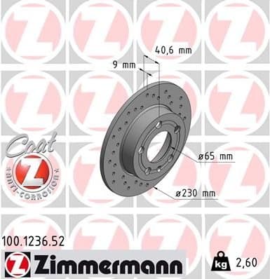 Brake Disc SPORT BRAKE DISC Z 100.1236.52