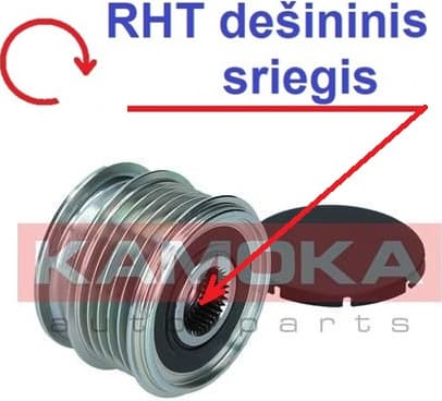 Freewheel clutch alternator RC059