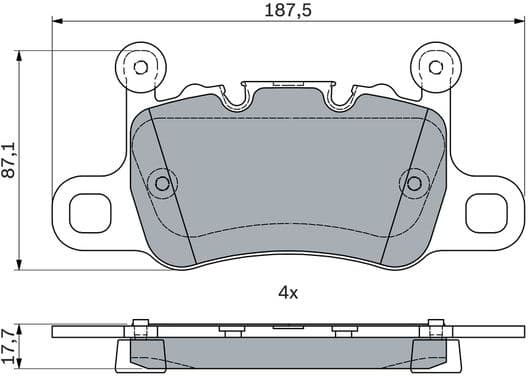 Brake Pad Set, disc brake 0986494794 - image 14