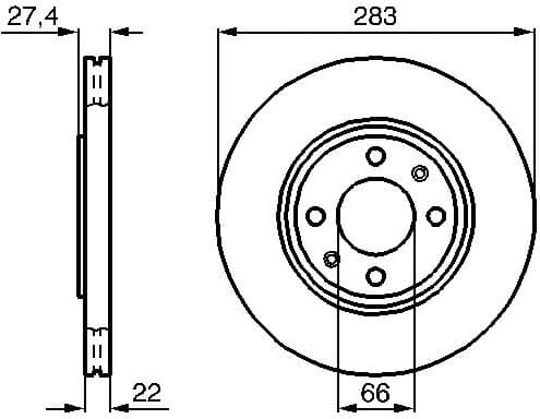 Brake Disc 0986478834 - image 2