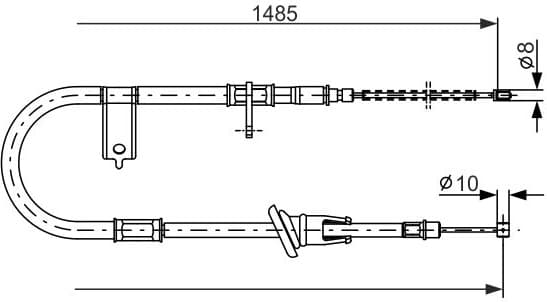 Cable Pull, parking brake 1 987 477 614 - image 10