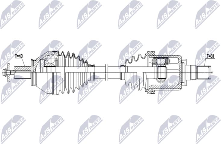 Drive Shaft NPW-FR-176