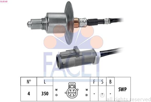 Oxygen Sensor Made in Italy - OE Equivalent 10.8149