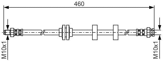 Brake Hose 1 987 476 972 - image 6