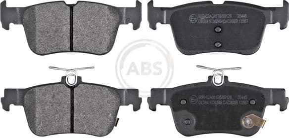 Brake Pad Set, disc brake 35445