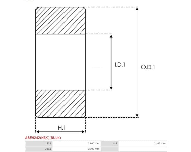 Bearing NSK ABE9242(NSK)(BULK) - image 2