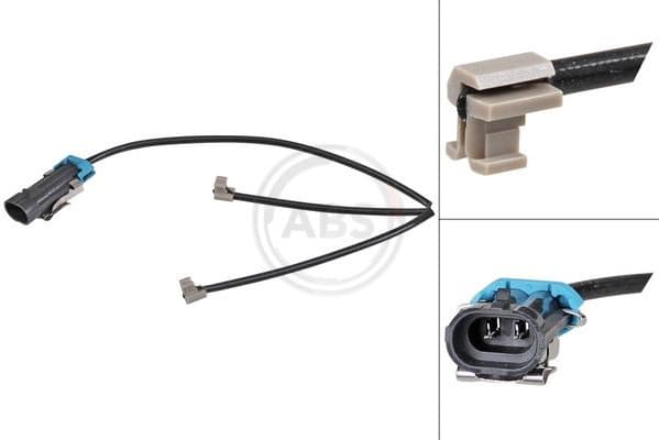 Warning Contact, brake pad wear 39472