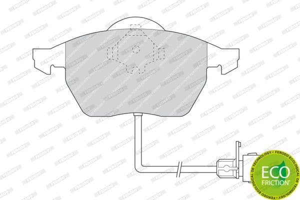 Brake pads front, Top Quality FDB590 - image 2