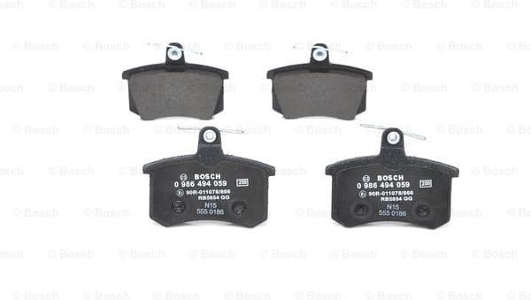 Brake Pad Set, disc brake 0986494059