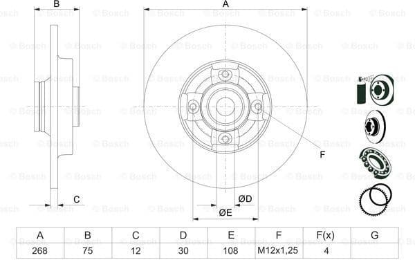 Brake Disc 0986479387 - image 5