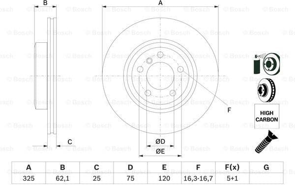Brake Disc 0986479348 - image 5