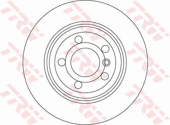 Brake discs kit rear, (2pcs), Top Quality DF4388 - image 3