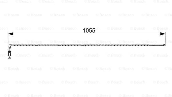 Warning Contact, brake pad wear 1987473001 - image 2