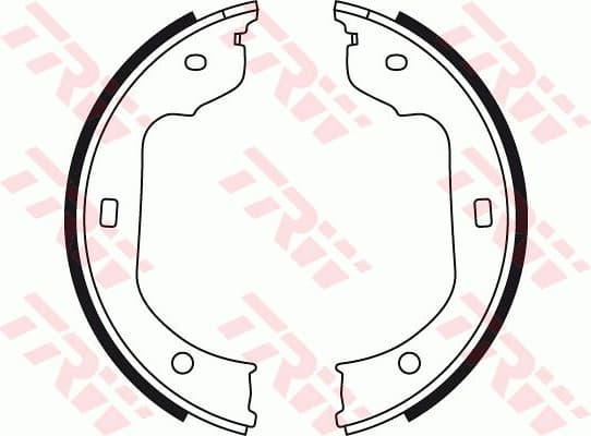 Brake shoes handbrake, Top Quality GS8478 - image 2