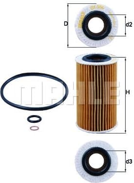 Filter oil OX384D