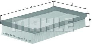 Filter air LX798/1 - image 2