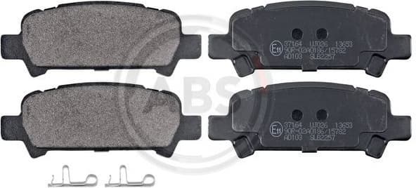 Brake Pad Set, disc brake 37164