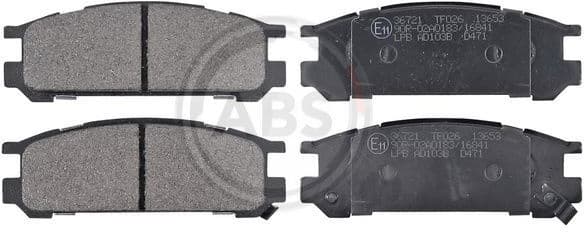 Brake Pad Set, disc brake 36721