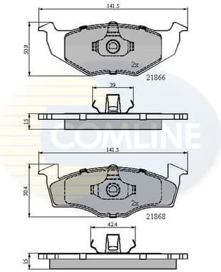 Brake pads front CBP0180