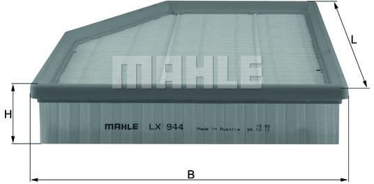 Filter air LX944 - image 2