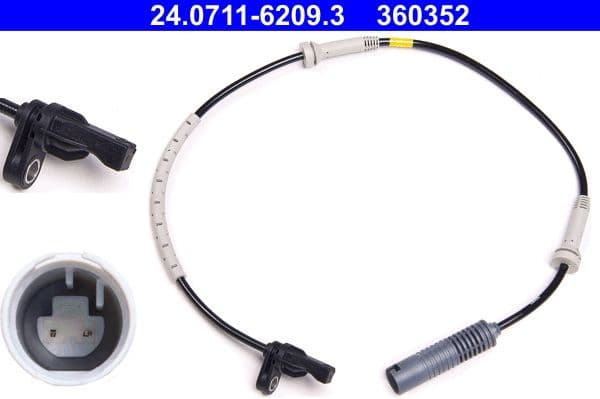 Sensor, wheel speed 24.0711-6209.3