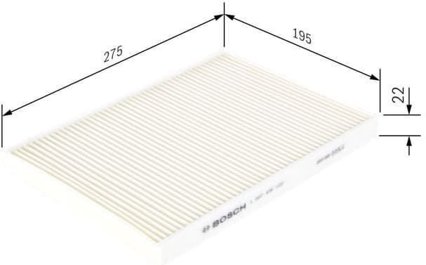 Filter, cabin air 1987435022