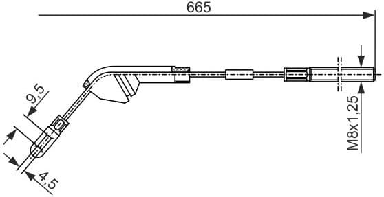 Cable Pull, parking brake 1 987 477 142 - image 10