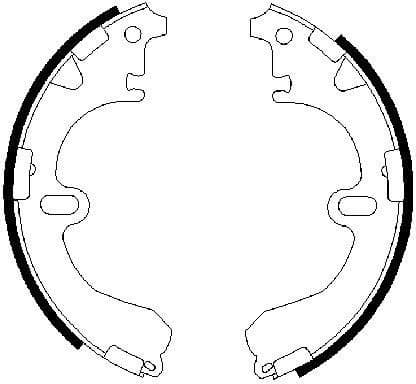Brake Shoe Set 0986487422 - image 7