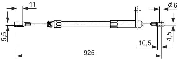 Cable Pull, parking brake 1 987 477 220 - image 10