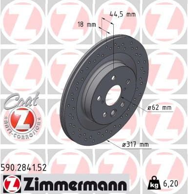 Brake Disc SPORT BRAKE DISC Z 590.2841.52