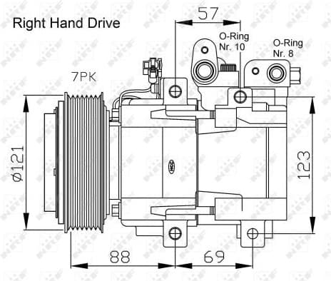 Compressor, air conditioning GENUINE 32443G - image 5