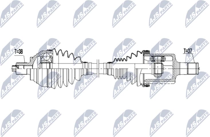 Drive Shaft NPW-VW-238