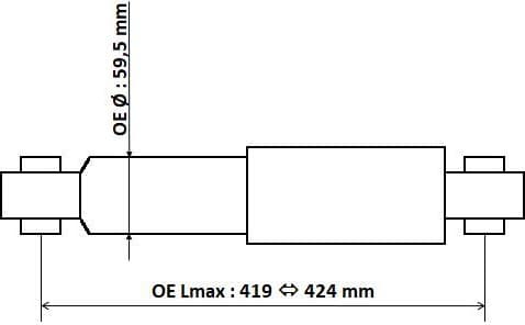 Shock Absorber Excel-G 3450001 - image 2