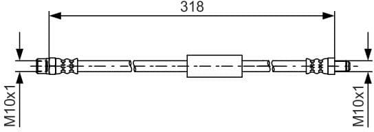 Brake Hose 1 987 481 618 - image 2