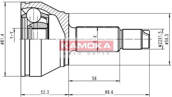 Joint Kit, drive shaft 6708