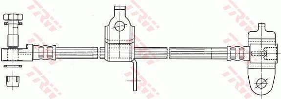 Brake hose front PHD990 - image 2