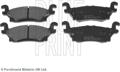 Brake Pad Set, disc brake ADA104222