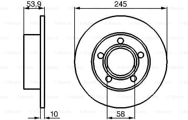 Brake Disc 0986478461