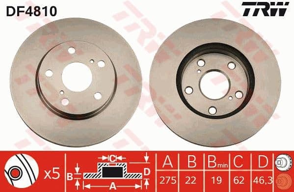 Brake Disc DF4810