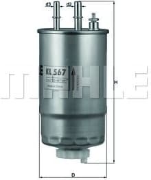 Filter diesel fuel KL567