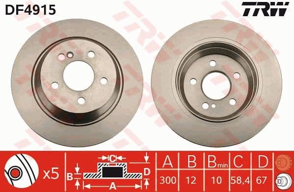 Brake Disc DF4915