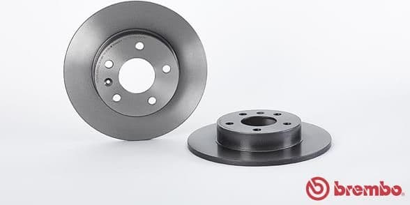 Brake discs kit rear, (2pcs), Top Quality 08.7627.11 - image 2