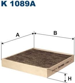 Filter, cabin air K1089A