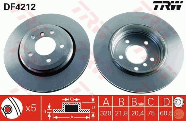 Brake Disc DF4212