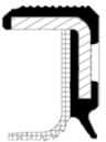 Shaft Seal, crankshaft 49181341