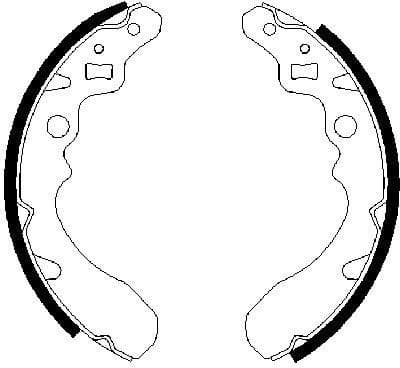 Brake Shoe Set 0986487504 - image 8