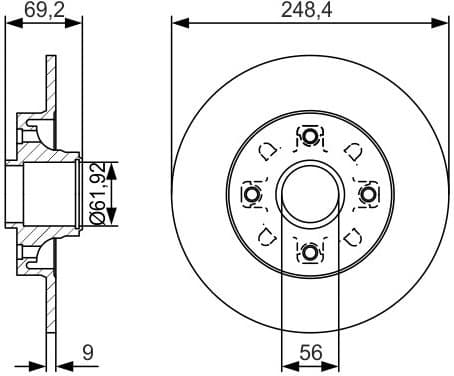 Brake Disc 0986479S43 - image 2